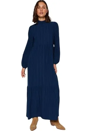 Trendyol Women Hijab Clothing Maxi A-line Relaxed fit Woven Modest Dress