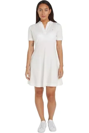 Tommy Hilfiger Damen Polokleid Kurzarm, , S