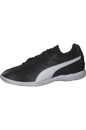 PUMA Unisex King Pro 21 IT Fussballschuh, Black White, 38.5 EU