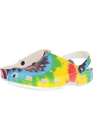 Crocs Classic Tie Dye Clogs, Zoccoli Unisex-Erwachsene, Multi, 36/37 EU
