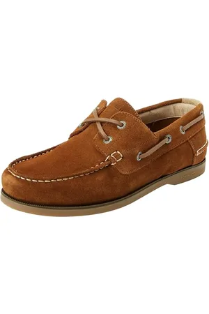 Tommy Hilfiger Herren Boat Schuh TH Boat Shoe Core Suede Wildleder, Braun (Coconut Grove), 44