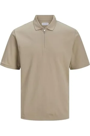 JACK & JONES Herren JJEMAC Zip SS Polo SN Jogginghose, ,S