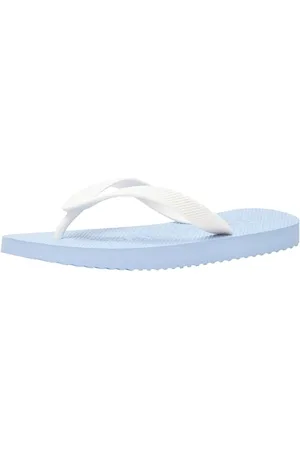 Tommy Hilfiger Damen Flip Flops Logo Zehentrenner, Blau (Dark Night Navy), 39