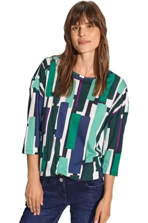 CECIL Damen B321921 Shirt mit Ösen, , XS