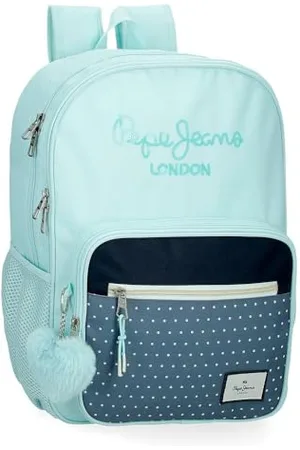 Pepe Jeans Dalma Schulrucksack mit Doppelfach, , 30 x 40 x 13 cm, Polyester, von Joumma Bags, , 30x40x12 cms, Schulrucksack mit zwei Fächern