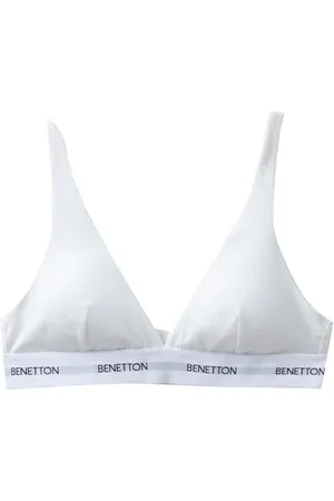 Benetton Damen BH 3op81r00n Unterwäsche, Bianco 101, M