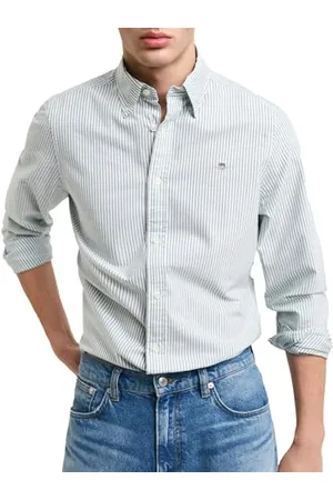GANT Herren REG Oxford Banker Stripe Shirt Hemd, , S