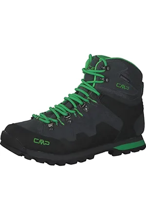 CMP Herren ATHUNIS MID Shoes WP Trekking-Schuhe, Grey Green Fluo, 47 EU