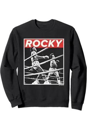 ROCKY Savage Punch Apollo Creed Fight Vintage Panel Sweatshirt