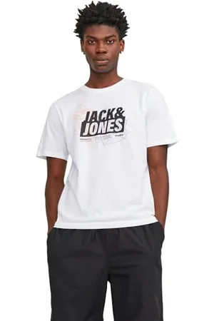 JACK & JONES Herren T-Shirt Jcomap Logo Tee Ss Crew Neck Sn, , S