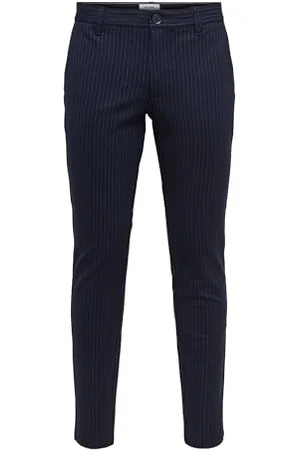 Only & Sons Herren Onsmark Pant Stripe Gw 3727 Noos Hose, Night Sky, 32W 30L EU
