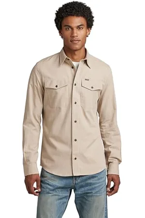 G-Star RAW Herren Marine Slim Hemd