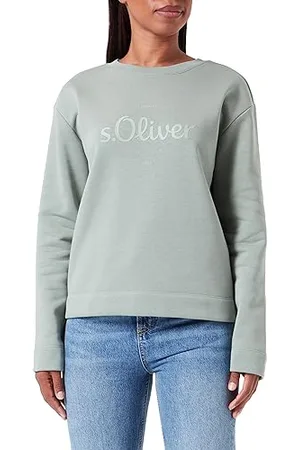 QS by s.Oliver Damen Sweatshirt Langarm Green 34