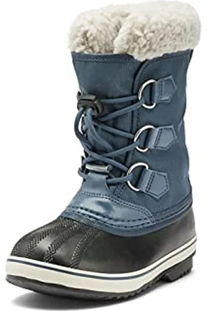 sorel KIDS YOOT PAC NYLON WATERPROOF Schneestiefel für Unisex Baby, Blau (Uniform Blue x Black) - Children, 25 EU