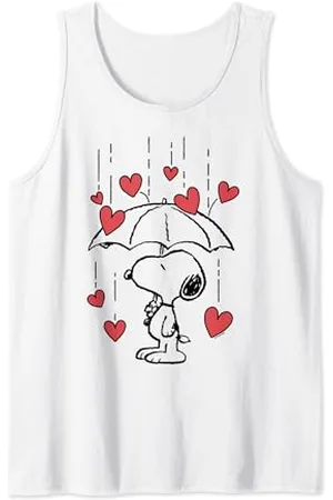 Peanuts Erdnüsse - Snoopy Heart Rain Tank Top