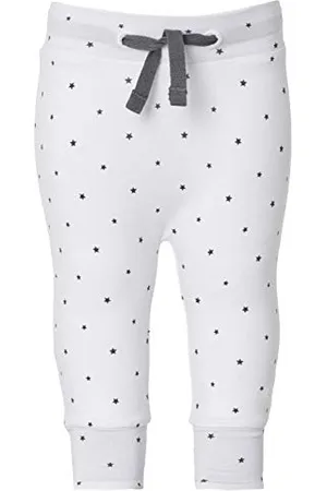 Noppies Unisex Baby U Pants Jrsy Comfort Bo Hose, White, 56 EU