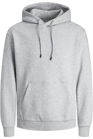 JACK & JONES Male Kapuzenpullover Einfarbig Kapuzenpullover