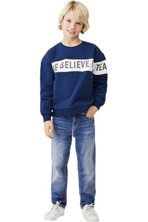 LTB Jungen-Jeanshosen Frey B Schlank Mittlere Taille mit Reißverschluss in Mittelblau - Größe 116CM