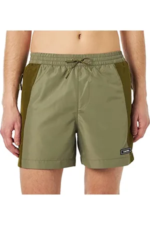 Calvin Klein Herren Badehose Medium Drawstring Lang, , M