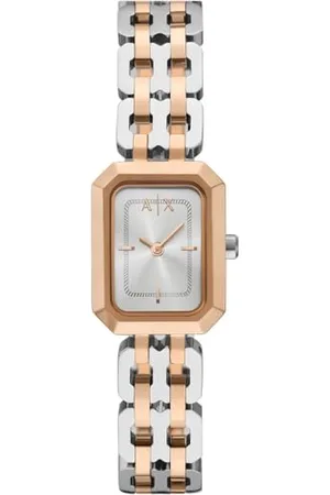 Armani Exchange Watch for Women, Quartz Movement and 27mm Case Size with Stainless Steel, Leather or Silicone Strap