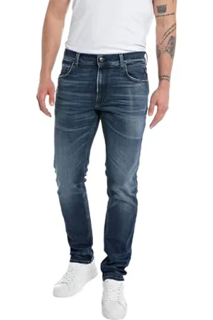 Replay Herren Jeans Mickym Slim-Fit, (Blau), 30W / 36L