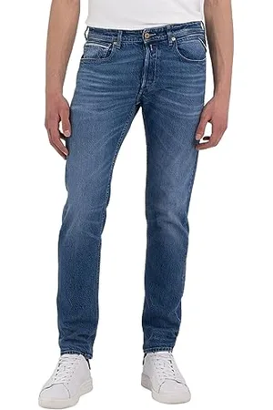 Replay Herren Jeans Grover Straight-Fit Original, (Blau), 30W / 34L