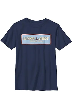 Stranger Things Scoops Ahoy Panel YTH Crew neck 116