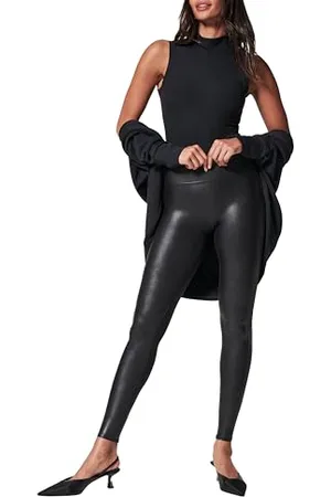 Spanx Damen 2437-black-s Legging, , 34 (Herstellergröße: Small)
