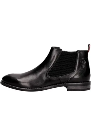 Bugatti Herren Chelsea Boots, Männer Stiefeletten, Wechselfußbett,Booties,halbstiefel,Kurzstiefel,uebergangsschuhe,schwarz (1000),45 EU / 10 UK