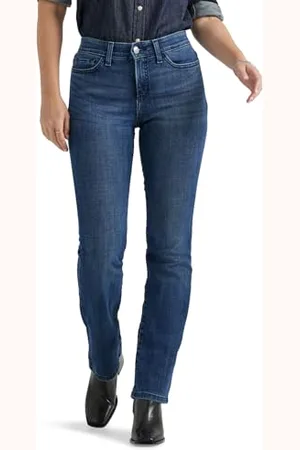 Lee Damen Flex Motion Regular Fit Bootcut Jeans, , 38 Kurz