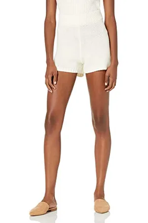 THE DROP Damen Adrienne Strick-Shorts zum Hineinschlüpfen, , XS