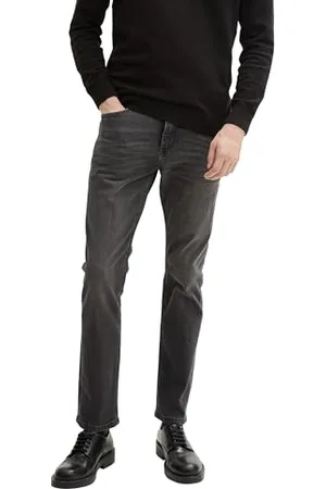 TOM TAILOR Marvin Straight Jeans, Stone wash Denim, 33/30