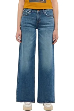 Mustang Damen Style Medley Wide Leg Jeans, , 30W x 34L
