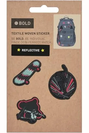 LÄSSIG Unisex Kinder Textilsticker Reisezubehör- Gepäckanhänger, , Einheitsgröße