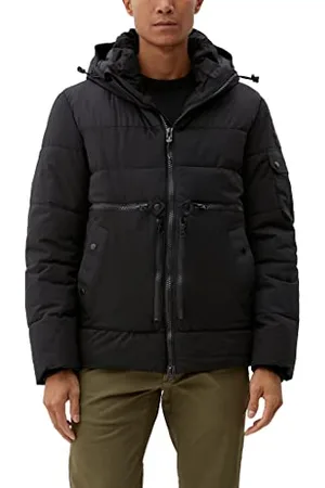 QS by s.Oliver Herren 2116271 Steppjacke, Black, L