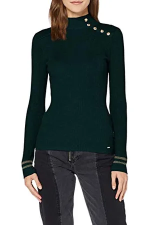 Morgan Langärmliger 5-Knopf-Pullover S