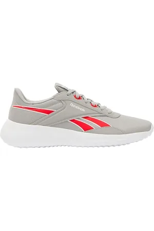 Reebok Herren LITE 4 Sneaker, Grey 2/Vector RED/White, 42.5 EU
