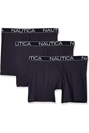 Nautica Herren 3-Pack Classic Cotton Stretch Boxer Briefs Retroshorts, , Large (3er Pack)