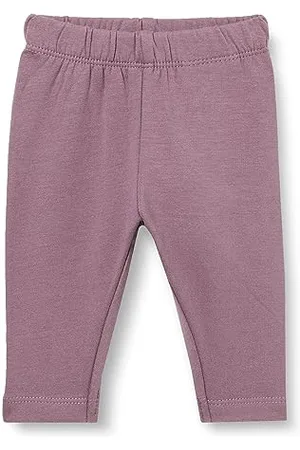NAME IT Baby-Mädchen NKFDAVINA SOLID SWE BRU N NOOS Leggings, , 80