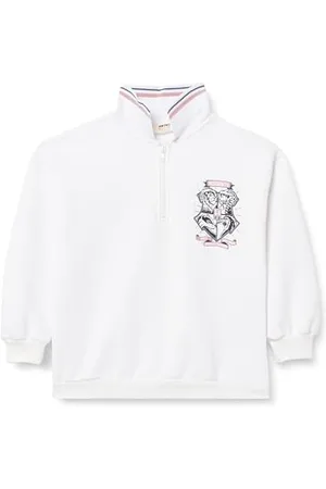 Koton Girls Harry Potter Varsity Sweatshirt Polo Neck Long Sleeve Licensed Half Zipper
