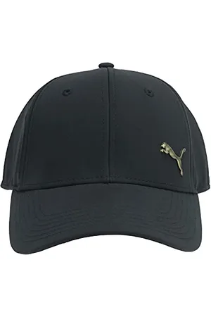 PUMA Unisex-Erwachsene Stretch Fit Cap Baseballkappe, schwarz/Gold, L/XL