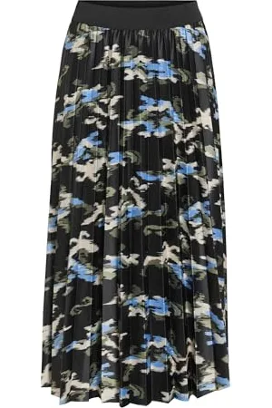 VILA Vinitban Print Midi Skirt - Noos