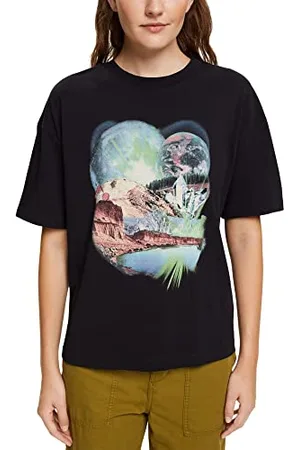 ESPRIT Damen 092CC1K303 T-Shirt, , L