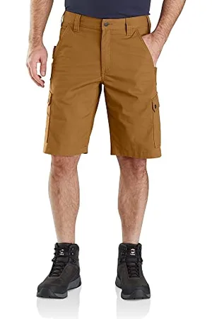 Carhartt Herren Rugged Flex Relaxed Fit Ripstop Cargo Work Utility Shorts, Brown, 32W EU