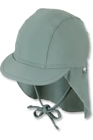 Sterntaler Schirmmütze Nacken uni - Baby- und Kinder Mütze mit Nackenschutz und Bindeband - UV-Schutz 50+ Bademütze - Kopfbedeckung Schwimmbad und Strand - Unisex Bademode - , Größe 43