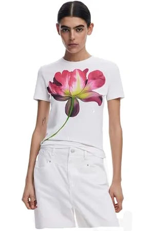 Desigual Damen Ts_Plata T-Shirt, , Large