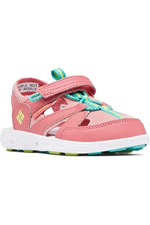 Columbia Childrens Techsun Wave Trekkingsandalen für Unisex Kinder, Rot (Wild Salmon x Voltage), 28 EU