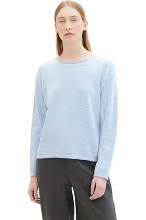 TOM TAILOR Damen Strickpullover aus Bio-Baumwolle, , XXS