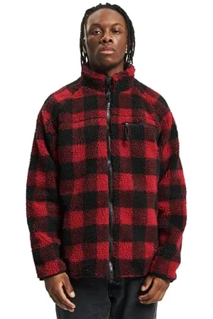 Brandit Teddyfleece Jacket red/black Gr. 4XL