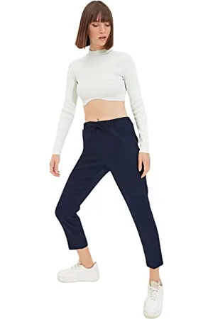 Trendyol Navy Blue Armband Jogger Hosen, Marine, 36
